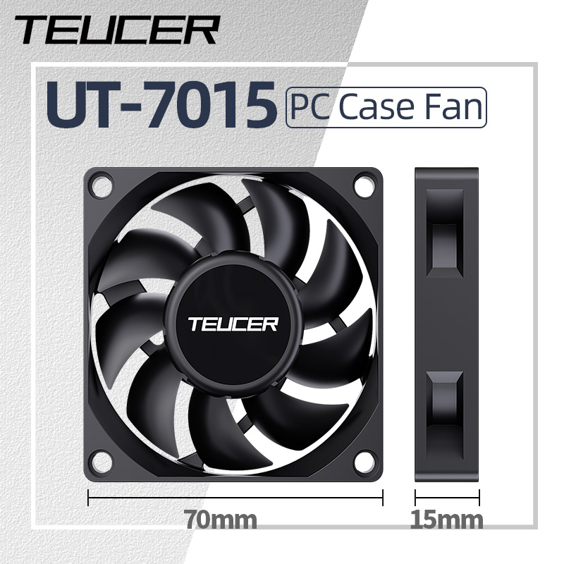 Gaming Accessories Rack - Teucer UT-7015 7cm 섀시 냉각 팬