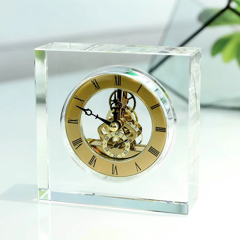 크리스탈 무소음 탁상시계 고급 북유럽풍 데스크탑 시계  - Accessories For Your Gaming Room 리뷰 및 가격