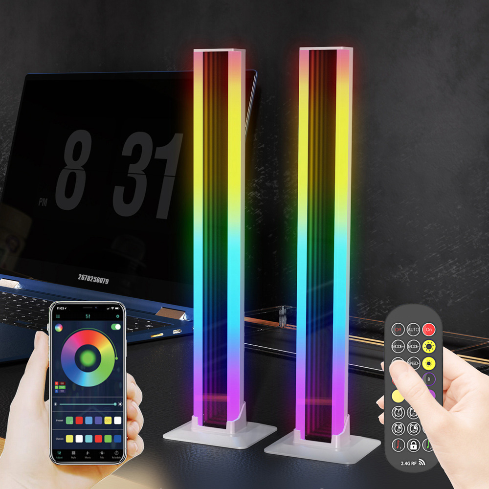 LED 주변 조명 2 팩 RGB 심연 거울 테이블 램프 - Accessories For Your Gaming Room 리뷰 및 가격