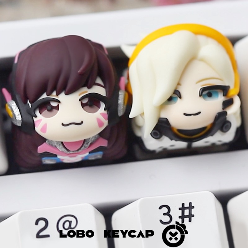 OW Kiriko & D.Va 수지 장인 키캡 DIY  - Gaming Accessories Aesthetic 리뷰 및 가격
