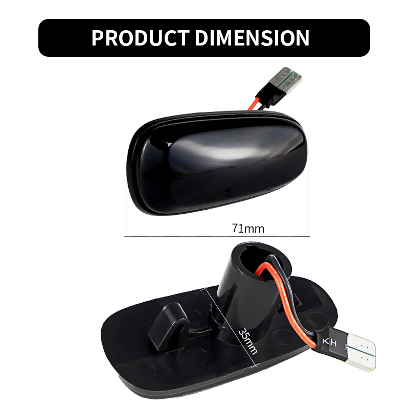 2PCS LED 다이나믹 사이드 마커 라이트 캔버스 오 - Gaming Accessories Rack 리뷰 및 가격